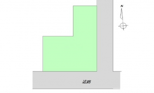 広島市南区宇品御幸、土地の間取り画像です