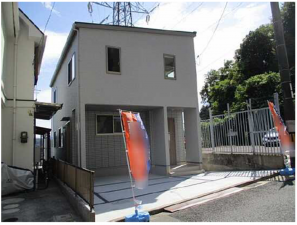 広島市西区新庄町、中古一戸建ての外観画像です