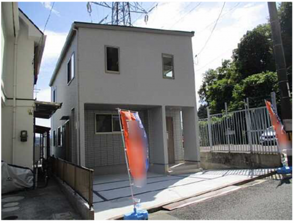 広島市西区新庄町、中古一戸建ての外観画像です