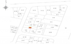 広島市西区横川町、土地の間取り画像です