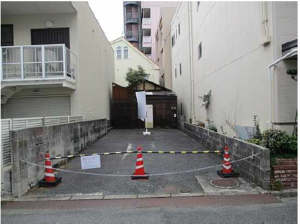 広島市西区横川町、土地の画像です