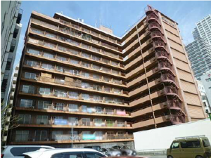 広島市中区八丁堀、マンションの外観画像です