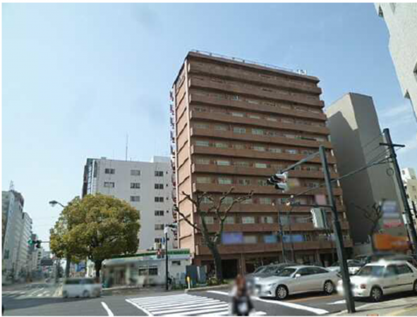 広島市中区八丁堀、マンションの外観画像です
