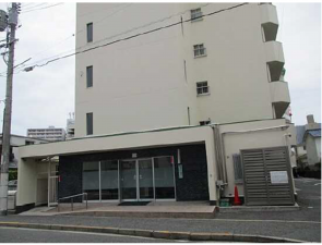 広島市西区東観音町、マンションの外観画像です