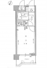 広島市南区西霞町、マンションの間取り画像です