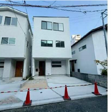 広島市東区牛田南、新築一戸建ての外観画像です