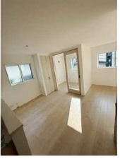 広島市東区牛田南、新築一戸建ての居間画像です