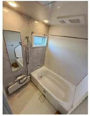 広島市東区牛田南、新築一戸建ての風呂画像です