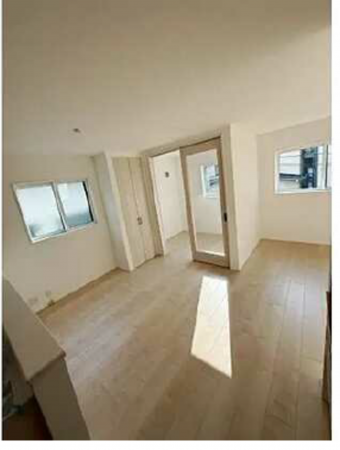 広島市東区牛田南、新築一戸建ての居間画像です