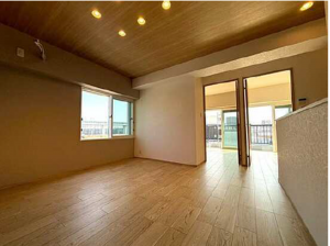 広島市南区東雲、マンションの居間画像です