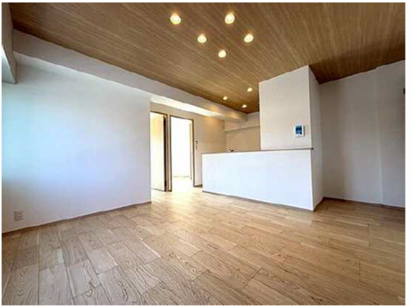 広島市南区東雲、マンションの居間画像です