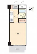 広島市中区光南、収益物件/マンションの間取り画像です