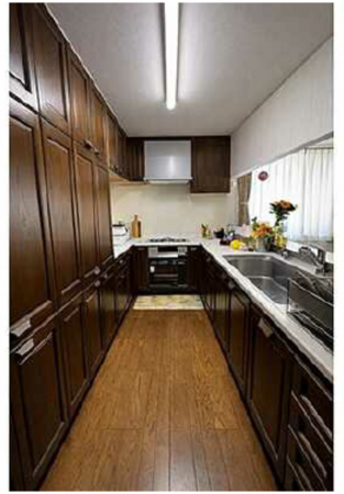 広島市南区仁保南、中古一戸建てのキッチン画像です