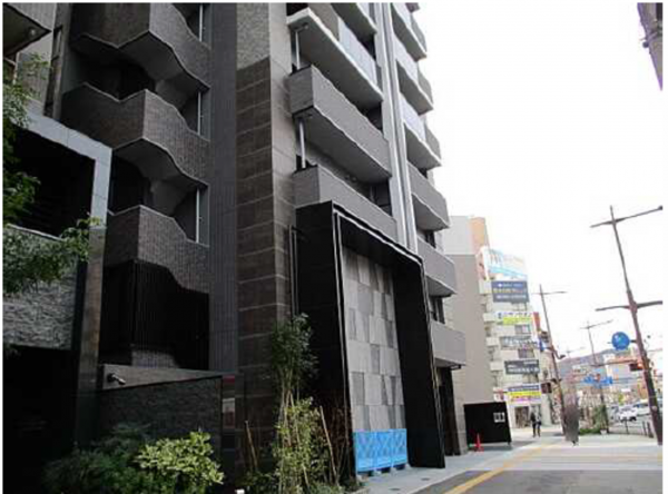 広島市西区横川町、マンションの外観画像です