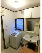 広島市西区山手町、中古一戸建ての洗面画像です