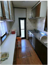 広島市西区山手町、中古一戸建てのキッチン画像です