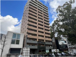 広島市中区三川町、マンションの外観画像です