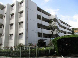 広島市西区田方、マンションの外観画像です