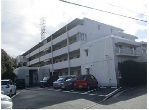 広島市西区田方、マンションの外観画像です