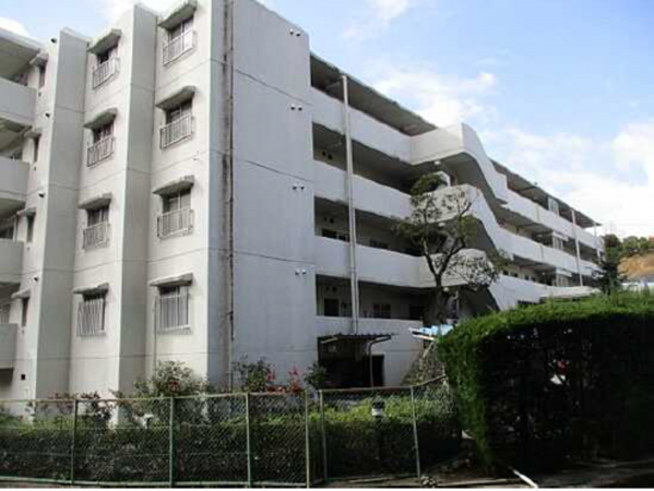 広島市西区田方、マンションの外観画像です