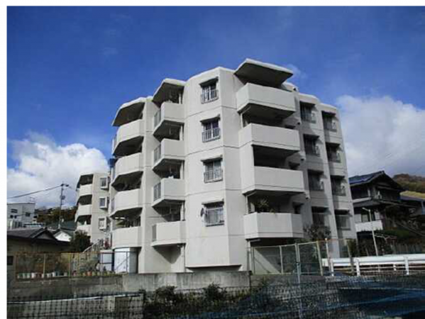 広島市西区田方、マンションの外観画像です