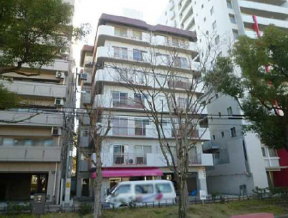 広島市中区鶴見町、マンションの外観画像です