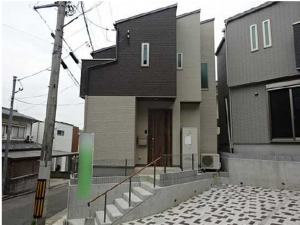 広島市南区青崎、新築一戸建ての外観画像です