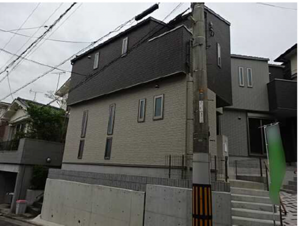 広島市南区青崎、新築一戸建ての外観画像です