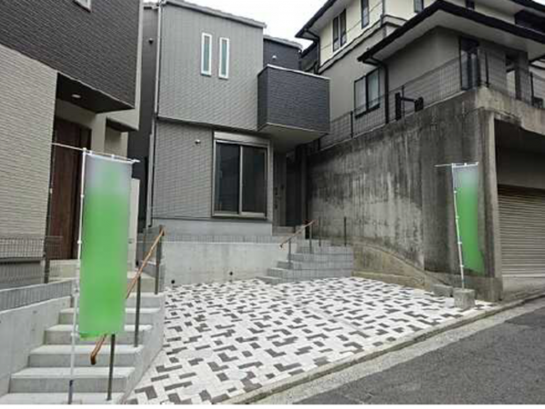 広島市南区青崎、新築一戸建ての外観画像です