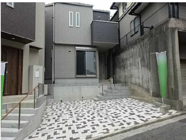 広島市南区青崎、新築一戸建ての外観画像です