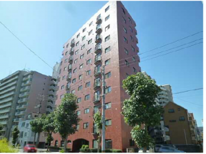 広島市中区河原町、マンションの外観画像です