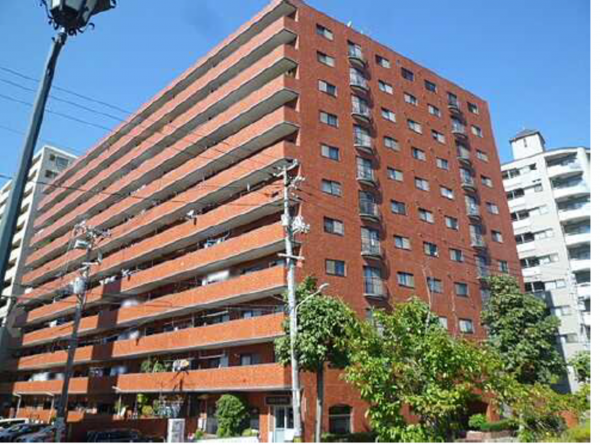 広島市中区河原町、マンションの外観画像です