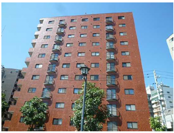 広島市中区河原町、マンションの外観画像です