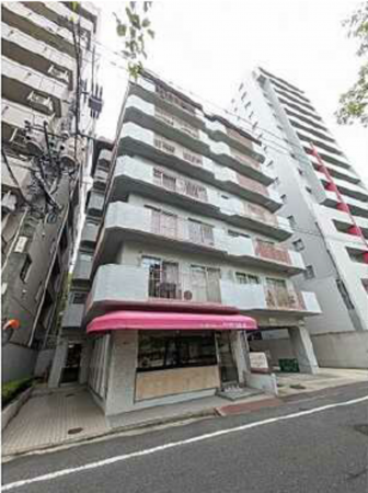 広島市中区鶴見町、マンションの外観画像です