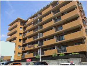 広島市西区己斐本町、マンションの外観画像です