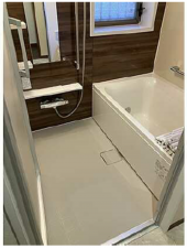 広島市中区、マンションの風呂画像です