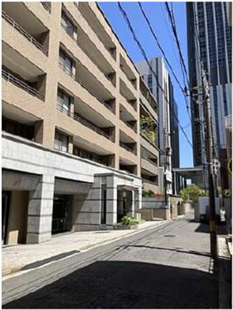 広島市中区、マンションの外観画像です