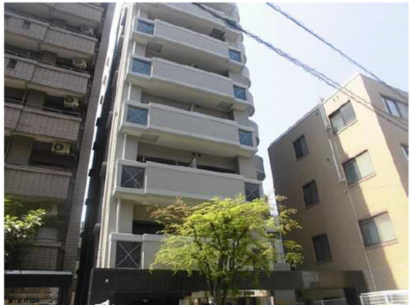 広島市西区打越町、マンションの外観画像です