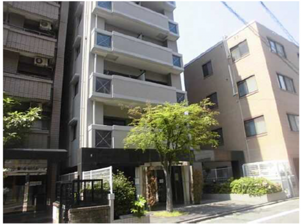 広島市西区打越町、マンションの外観画像です