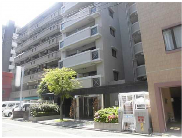 広島市西区打越町、マンションの外観画像です