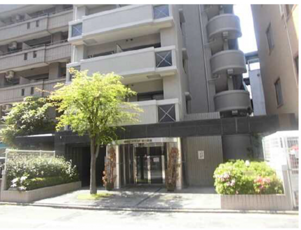 広島市西区打越町、マンションの外観画像です