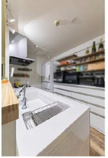 広島市南区青崎、マンションのキッチン画像です