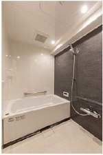 広島市南区青崎、マンションの風呂画像です