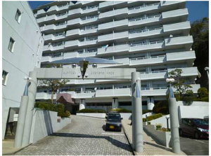 広島市中区江波南、マンションの外観画像です