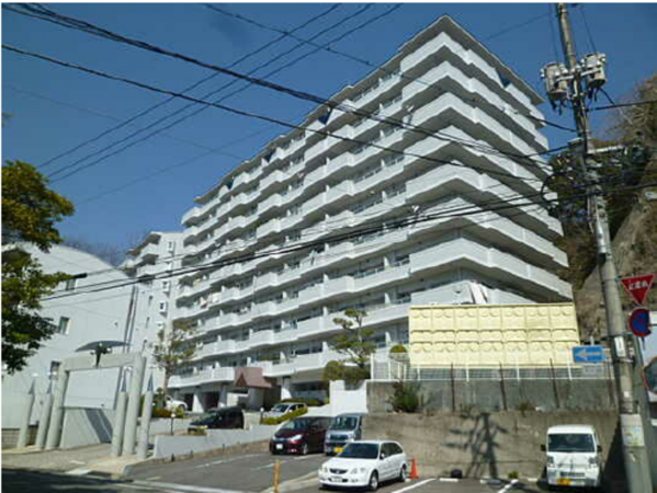 広島市中区江波南、マンションの外観画像です