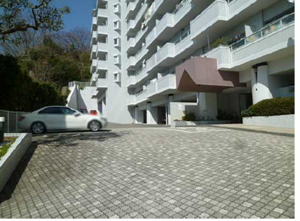 広島市中区江波南、マンションの外観画像です