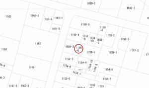 広島市南区仁保、土地の間取り画像です