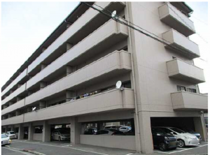 広島市西区庚午北、マンションの外観画像です