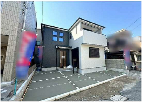 広島市西区南観音、新築一戸建ての外観画像です