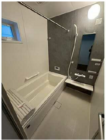 広島市西区南観音、新築一戸建ての風呂画像です